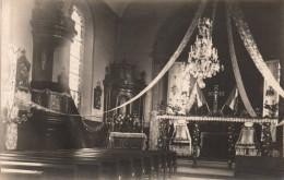 Avricourt - Carte Photo - Intérieur De L'église - Jour De Fête - Legé