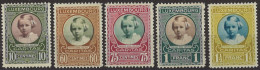 LUSSEMBURGO 1928 - Caritas Pro Infanzia - 5 Valori Nuovi** - Unused Stamps