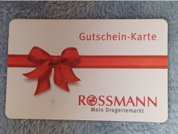 GIFT CARD - GERMANY - ROSSMANN 01 - Gift Cards