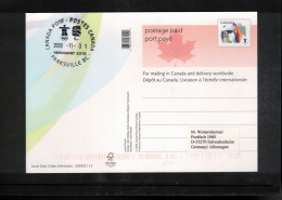 Canada 2009 Olympic Games Vancouver - PARKSVILLE BC Postmark Interesting Postcard - Hiver 2010: Vancouver