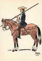 UNIFORME - ESPAGNE - CAVALERIE De MARIQUINA - FILIPINAS - 1780 - ILLUSTRATEUR; BUENO - CARTE ( 9 X 12,8 Cm) - Uniformi