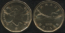 Canada 1 Dollar. 2012 (Coin KM#1255. Unc) Loonie - Canada