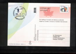 Canada 2010 Olympic Games Vancouver - PENTICTON BC Postmark Interesting Postcard - Invierno 2010: Vancouver