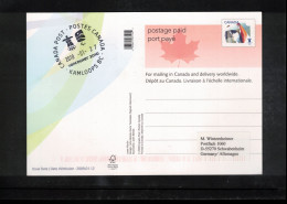 Canada 2010 Olympic Games Vancouver - KAMLOOPS BC Postmark Interesting Postcard - Inverno2010: Vancouver