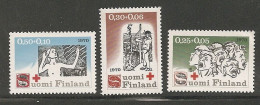 Suomi MNH / ** ; 1970;  Mi: 672-674     (sf076) - Nuevos