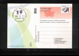 Canada 2010 Olympic Games Vancouver - MACKENZIE BC Postmark Interesting Postcard - Hiver 2010: Vancouver