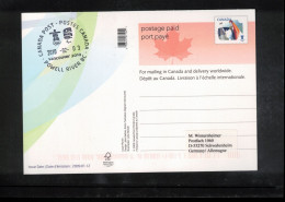 Canada 2010 Olympic Games Vancouver - POWELL RIVER BC Postmark Interesting Postcard - Invierno 2010: Vancouver