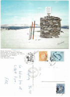 Norway Postcard 1987   Dynatoppen 1212 MOH - Cancelled  Mykingstølen, Nesbyen    9.1.87 - Covers & Documents