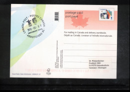 Canada 2010 Olympic Games Vancouver - ABBOTSFORD BC Postmark Interesting Postcard - Hiver 2010: Vancouver