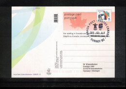 Canada 2010 Olympic Games Vancouver - SURREY BC Postmark Interesting Postcard - Inverno2010: Vancouver