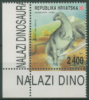 Kroatien 1994 Dinosaurierfunde In Istrien 268 Ecke Postfrisch - Croatie