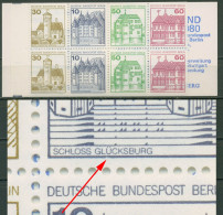 Berlin Markenheftchen 1980 B & S Mit Plattenfehler MH 12 A PF II Postfrisch - Variedades Y Curiosidades