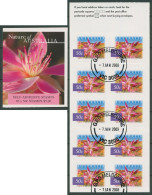 Australien 2003 Pflanzen Der Wüstergebiete MH 156 Gestempelt (C29613) - Postzegelboekjes