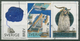 Schweden 1998 Modernes Museum Stockholm Yves Klein Skulptur 2036/38 Gestempelt - Used Stamps