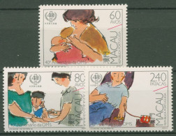 Macau 1988 Weltgesundheitsorganisation WHO 593/95 Postfrisch - Neufs