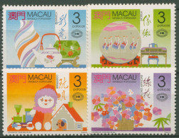 Macau 1990 Industrie Und Handwerk Keramik Spielzeug Möbel 649/52 Postfrisch - Neufs