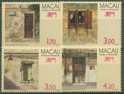 Macau 1992 Fenster Und Türen 690/93 Postfrisch - Ungebraucht