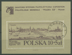 Polen 1973 POLSKA'73 Posen Stadtansicht Block 55 Gestempelt (C93278) - Blocks & Kleinbögen