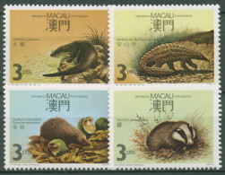 Macau 1988 Säugetiere Igel Dachs Gürteltier 589/92 Postfrisch - Ungebraucht