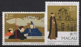 Macau 1997 400. Todestag Von Luís Fróis 917/18 Postfrisch - Ungebraucht