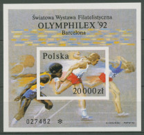 Polen 1992 OLYMPHILEX Barcelona Block 118 B Postfrisch (C62906) - Blocs & Hojas