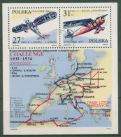 Polen 1982 Europa-Rundflug CHALLENGE Block 87 Gestempelt (C62898) - Blocs & Feuillets