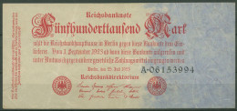 Dt. Reich 500000 Mark 1923, DEU-103a Serie A, Leicht Gebraucht (K1322) - 500.000 Mark