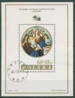 Polen 1985 ITALIA'85 Rom Gemälde Block 96 I. Gestempelt (C93337) - Blocs & Hojas