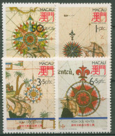 Macau 1990 Windrosen Von Alten Seekarten Schiffe 658/61 Postfrisch - Ungebraucht