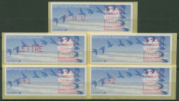 Frankreich ATM 1990 Vogelzug Fehlverwendung ATM 11 F.2 B ZS 7 Postfrisch - 1985 « Carrier » Paper