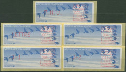 Frankreich ATM 1990 Vogelzug Fehlverwendung ATM 11 F 4 B ZS 5 Postfrisch - 1985 « Carrier » Papier