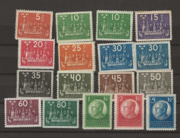 1924 MH Sweden Mi 144-58 - Unused Stamps