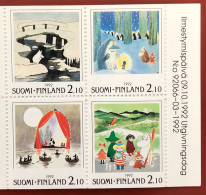 Finland - Philatelic Exhibition NORDIA '93 - The Moomins - 1992 - Feuilles Complètes Et Multiples