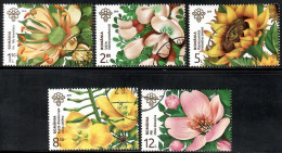 Romania, CTO, 2019, Mi. 7563-7,Flowers - Used Stamps