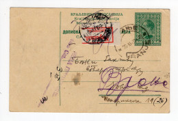 1931. KINGDOM OF YUGOSLAVIA,SERBIA,VRANJE TO N. SAD AND BACK,LABEL: INCONNU,UNKNOWN,STATIONERY CARD,USED - Enteros Postales