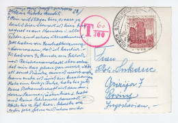 1966. AUSTRIA,SOLDEN,RECHENAU SPA,SPECIAL CANCELLATION,T,POSTAGE DUE,POSTCARD USED TO ROVINJ,YUGOSLAVIA - Sölden