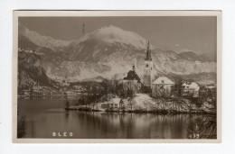 1932. KINGDOM OF YUGOSLAVIA,SLOVENIA,BLED LAKE,POSTCARD,USED TO ZAGREB - Yougoslavie