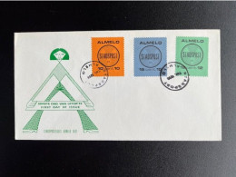 NETHERLANDS 1970 FDC LOCAL MAIL SERVICE ALMELO NEDERLAND STADSPOST - Lettres & Documents
