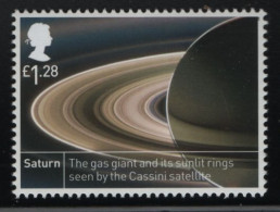 Great Britain 2012 MNH Sc 3117 1pd28p Saturn Astronomical Bodies - Unused Stamps