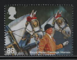 Great Britain 2014 MNH Sc 3263 88p Royal Mews Carriage Horses - Unused Stamps