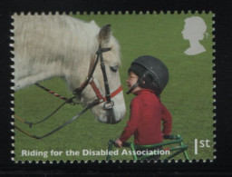 Great Britain 2014 MNH Sc 3260 1st Riding For The Disabled Assn Horses - Neufs