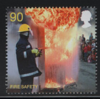 Great Britain 2009 MNH Sc 2685 90p Fire Safety - Unused Stamps