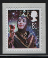 Great Britain 2008 MNH Sc 2613 81p Wicked Queen Snow White Pantomine Actors Christmas - Unused Stamps