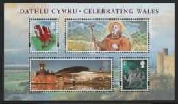 Great Britain 2009 MNH Sc 2639 Celebrating Wales Sheet Of 4 - Unused Stamps