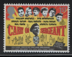 Great Britain 2008 MNH Sc 2581 1st Carry On Sergeant Comedy/Horror Film Posters - Unused Stamps