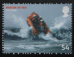 Great Britain 2008 MNH Sc 2560 54p St. Ives Rescue At Sea Ships - Unused Stamps