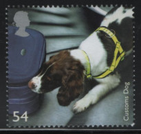 Great Britain 2008 MNH Sc 2542 54p Customs Dog - Unused Stamps