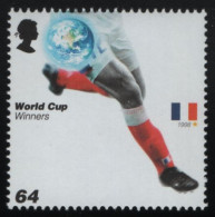 Great Britain 2006 MNH Sc 2376 64p France 1998 World Cup Of Soccer Winners - Unused Stamps