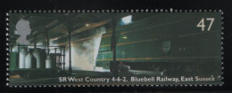 Great Britain 2004 MNH Sc 2176 47p SR West Country 4-6-2, Bluebell Railway - Unused Stamps