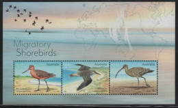 Australia 2021 MNH Sc 5298a Migratory Shorebirds Sheet Of 3 - Ongebruikt